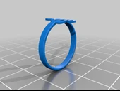 Byr KTFRD05 Telkari Yılan Geometrik Yüzük 3D tasarım Takı (Plastik Aparattır!!!) 3D thumbnail 1