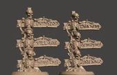 28mm Ölümsüz İskelet Tabelası / Tabela Direği (Plastik Aparattır!!!) - 5