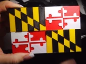 Maryland Eyalet Bayrağı (Plastik Aparattır!!!) - 1
