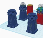 Byr RPG Mistik Sütun Sütunu (Sadece Plastik Aparattır!!!) 3D - 3