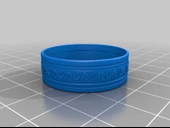 Byr Düğün Altın Yüzük KTWR05 (Plastik Aparattır!!!) 3D thumbnail 4