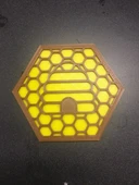 Byr Arı kovanı coaster (Sadece Plastik Aparattır!!!) 3D thumbnail 4