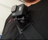 Byr Messenger Çanta GoPro Montaj Aparatı (Sadece Plastik Aparattır!!!) 3D - 1