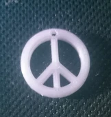 Byr Anahtar Yüzük Barış işareti (Plastik Aparattır!!!) 3D thumbnail 1