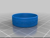 Byr Düğün Altın Yüzük KTWR01 (Plastik Aparattır!!!) 3D thumbnail 3