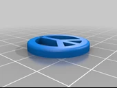 Byr Anahtar Yüzük Barış işareti (Plastik Aparattır!!!) 3D thumbnail 2