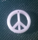 Byr Anahtar Yüzük Barış işareti (Plastik Aparattır!!!) 3D thumbnail 3