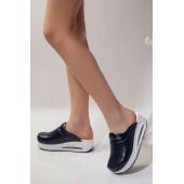 Blum Sabo Terlik Kadın Lacivert Airmax Ortopedik Sabo Terlik - 1