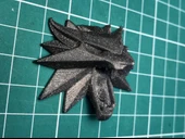 Byr Witcher Wolf Okulu Madalyonu buzdolabı mıknatısı (Plastik Aparattır!!!) 3D - 2