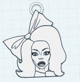 Byr Alyssa Edwards kolye (Sadece Plastik Aparattır!!!) 3D thumbnail 2