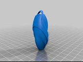 Byr Soyut bir anahtarlık veya kolye ucu (Sadece Plastik Aparattır!!!) 3D thumbnail 4