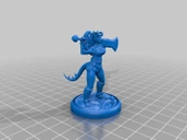 Cleave - Tiefling Barbar - Zindanlar ve Ejderhalar DnD Mini (Plastik Aparattır!!!) - 1
