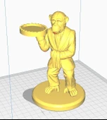 Byr Maymun Uşak Yüzük Tutacağı (Sadece Plastik Aparattır!!!) 3D thumbnail 1