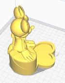 Byr Minnie Mouse yüzük tutucusu (Sadece Plastik Aparattır!!!) 3D thumbnail 4