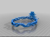 Byr GoT - Cersei Lannister'dan Esinlenen Taç (Sadece Plastik Aparattır!!!) 3D thumbnail 2