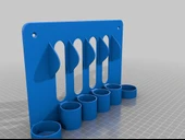 Byr Aile duvara monte tutucu elektrikli diş fırçası Oral-B ve diş macunu (Sadece Plastik Aparattır!!!) 3D thumbnail 3