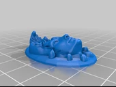 Byr Çiçekli Nefertiti Yüz Kolye (Plastik Aparattır!!!) 3D thumbnail 2