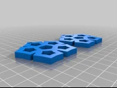 Byr Çiçek Dişli Küpe (Sadece Plastik Aparattır!!!) 3D - 3