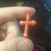 Byr Çapraz Kolye (Plastik Aparattır!!!) 3D thumbnail 2