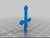 Byr Çapraz Kolye (Plastik Aparattır!!!) 3D thumbnail 4