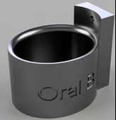 Byr Oral-B için tutucu (Sadece Plastik Aparattır!!!) 3D thumbnail 1