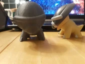 Byr Pokemon #410 Shieldon (Sadece Plastik Aparattır!!!) 3D - 4