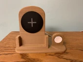 Byr iPhone XS Max IKEA kablosuz telefon ve Apple Watch Dock (Sadece Plastik Aparattır!!!) 3D - 1