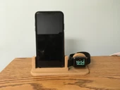 Byr iPhone XS Max IKEA kablosuz telefon ve Apple Watch Dock (Sadece Plastik Aparattır!!!) 3D - 3