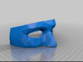 Byr MASKE VEYA CADILAR BAYRAMI İÇİN EV YAPIMI YÜZ MASKESİ / kendin yap / 3D baskı / MESHMIXER / FUSION 360 eğitimi (Sadece Plastik Aparattır!!!) 3D thumbnail 4