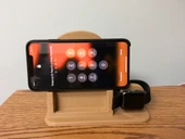 Byr iPhone XS Max IKEA kablosuz telefon ve Apple Watch Dock (Sadece Plastik Aparattır!!!) 3D - 4