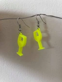 Byr Şarap Kadehi Küpe (Plastik Aparattır!!!) 3D - 2