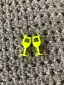 Byr Şarap Kadehi Küpe (Plastik Aparattır!!!) 3D - 4