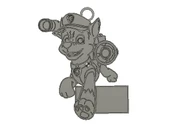 Byr Paw Patrol Paw Patrol Chase Kolye Kolye (Plastik Aparattır!!!) 3D thumbnail 2