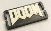 Byr Molle Çanta için Doom Logosu (Sadece Plastik Aparattır!!!) 3D - 2