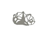 Byr Bebek Panda Kolye (Plastik Aparattır!!!) 3D thumbnail 2