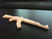 Byr AK-47 Kolye veya Anahtarlık (Plastik Aparattır!!!) 3D thumbnail 3