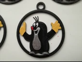 Byr Küçük Köstebek Kisvakond Mesefigura kolye ucu (Sadece Plastik Aparattır!!!) 3D thumbnail 4