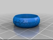 Byr Yüzüklerin Efendisi'nden Yüzük (Plastik Aparattır!!!) 3D thumbnail 4