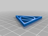 Byr Harry Potter Sembolü Küpe (Plastik Aparattır!!!) 3D - 1