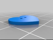 Byr Kalp Gömlek Düğmesi (Plastik Aparattır!!!) 3D - 4