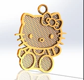 Byr Hello Kitty Kolye (Sadece Plastik Aparattır!!!) 3D thumbnail 1