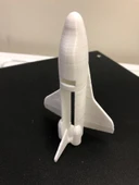 Byr Ofis Tedarik Organizatörü - Uzay Mekiği (Sadece Plastik Aparattır!!!) 3D - 4