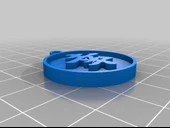 Byr Mutluluk Kanji Kolye/Anahtarlık (Plastik Aparattır!!!) 3D thumbnail 3