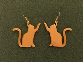 Byr Kedi Küpe 2 (Plastik Aparattır!!!) 3D - 2