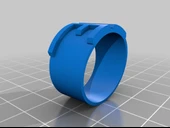 Byr E ŞEKİL ile Yüzük (Plastik Aparattır!!!) 3D thumbnail 3