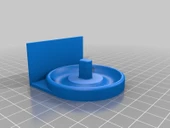 Byr Powerstrip için Oral B duvar braketi, Oral B diş fırçaları Power Strip için duvar braketi. (Sadece Plastik Aparattır!!!) 3D thumbnail 1