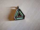 Byr Trityum Üçgen Kolye (Plastik Aparattır!!!) 3D thumbnail 4