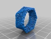 Byr Uzaylı Altıgen Yüzük (Plastik Aparattır!!!) 3D thumbnail 1