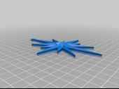 Byr Yıldız 2 Yılbaşı Ağacı Süsü (Sadece Plastik Aparattır!!!) 3D thumbnail 4