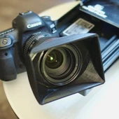 Byr Canon 24-105 f4 için lens koruyucusu, usm L / Mattebox lens koruyucusu / ENG televizyon kamerası tarzıdır (Sadece Plastik Aparattır!!!) 3D - 1